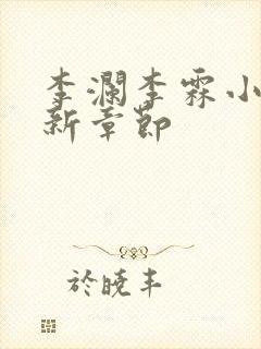 李澜李霖小说最新章节封面