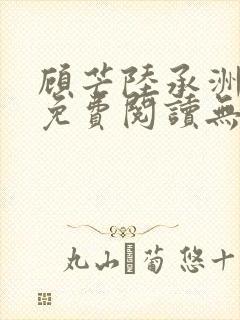 顾芒陆承洲全文免费阅读无删减