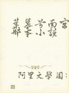 叶慕兮南宫凛是哪本小说