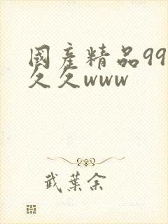 国产精品99久久久www