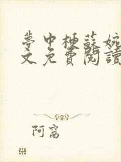 梦中梗苏婉荌全文免费阅读笔趣阁