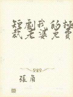 短剧我的极品总裁老婆免费下载