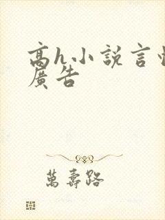 高h小说言情无广告