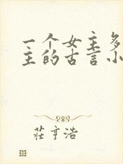 一个女主多个男主的古言小说封面