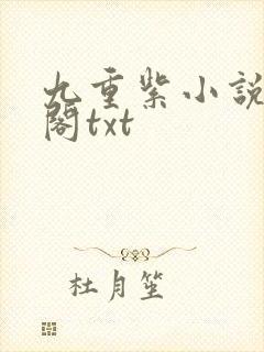 九重紫小说笔趣阁txt封面
