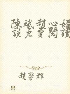 陈斌赵心媚的小说免费阅读全文最新