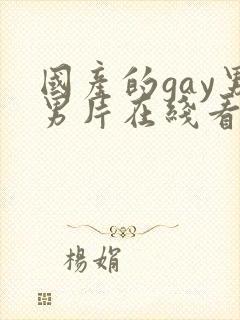 国产的gay男男片在线看