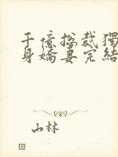 千亿总裁独宠替身娇妻完结版封面