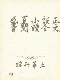 盛夏小说正版免费阅读全文无弹窗