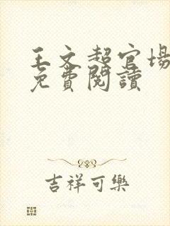 王文超官场小说免费阅读