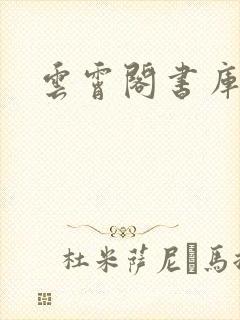 云霄阁书库封面