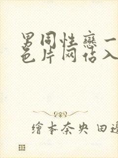 男同性恋一级黄色片网站入口封面