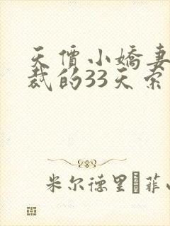 天价小娇妻,总裁的33天索情封面