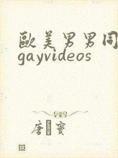 欧美男男同性恋gayvideos