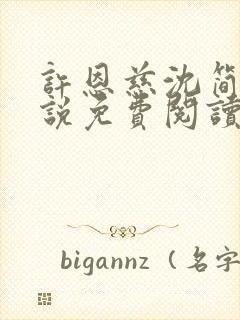 许恩慈沈简竹小说免费阅读最新章节