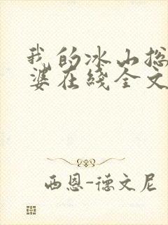 我的冰山总裁老婆在线全文阅读