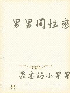 男男同性恋猛操