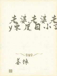 老婆老婆老婆by东度日小说免费阅读完整版