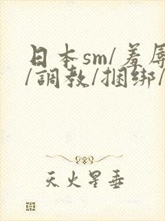 日本sm/羞辱/调教/捆绑/监禁/束缚