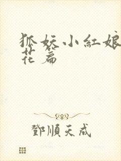 狐妖小红娘两生花篇封面