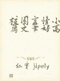 校园言情小说推荐文笔好高质量完结