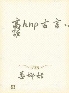 高hnp古言小说