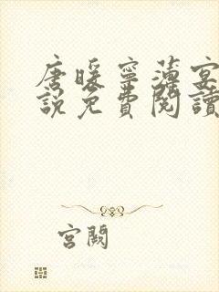 唐暖宁薄宴沉小说免费阅读全文无弹窗封面