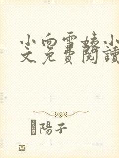 小向雪姨小说全文免费阅读最新章节