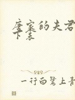 唐家的夫君们帘下衾