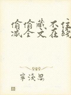 偷偷藏不住无删减全文在线阅读