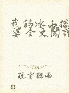 我的冰山总裁老婆 全文阅读