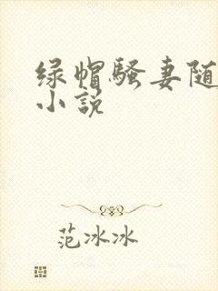 绿帽骚妻随便干小说