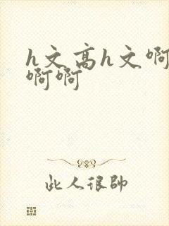 h文高h文啊啊啊啊