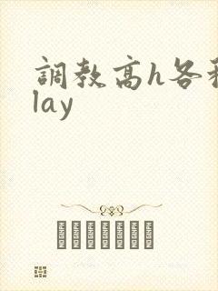 调教高h各种play