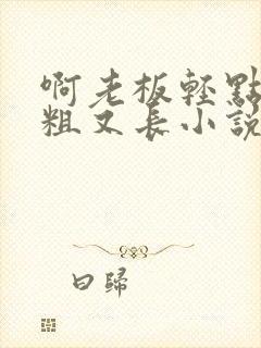 啊老板轻点灬又粗又长小说