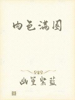 肉色满园封面