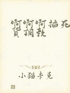 啊啊啊插死小骚货调教封面