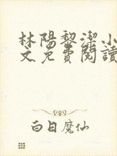 林阳黎洁小说全文免费阅读最新章节