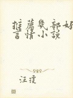 推荐几部好看的言情小说封面