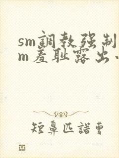 sm调教强制女m羞耻露出小说