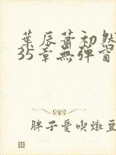 叶辰萧初然9935章无弹窗