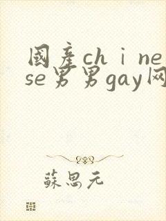 国产chⅰnese男男gay网站