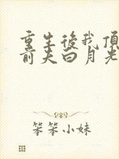 重生后我顶替了前夫白月光有声书