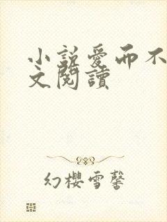 小说爱而不得全文阅读