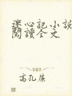 迷心记小说免费阅读全文