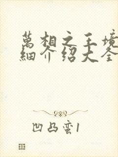 万相之王境界详细介绍大全