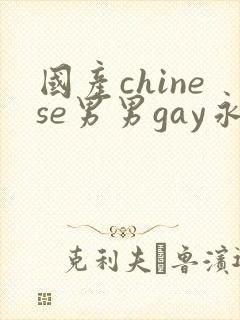 国产chinese男男gay永久