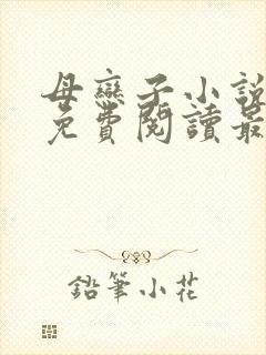 母恋子小说全文免费阅读最新章节