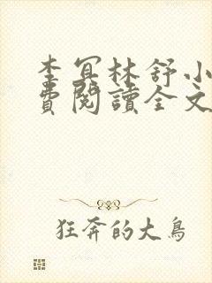 李冥林舒小说免费阅读全文最新章节