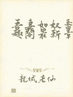 吾妻如奴番外笔趣阁最新章节封面